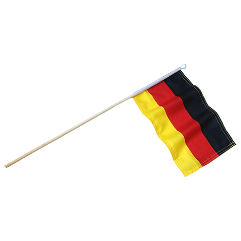 Handflagga Tyskland 4-pack