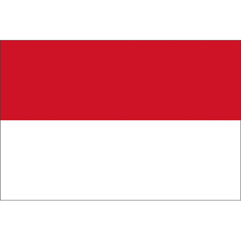 Nationsflagga Indonesien