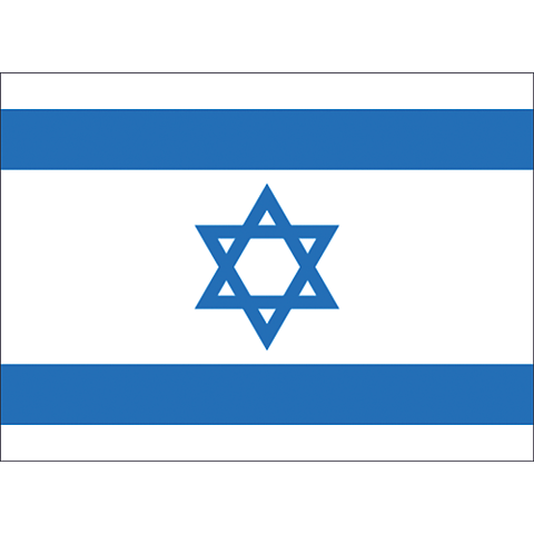 Nationsflagga Israel