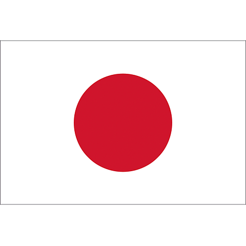 Nationsflagga Japan