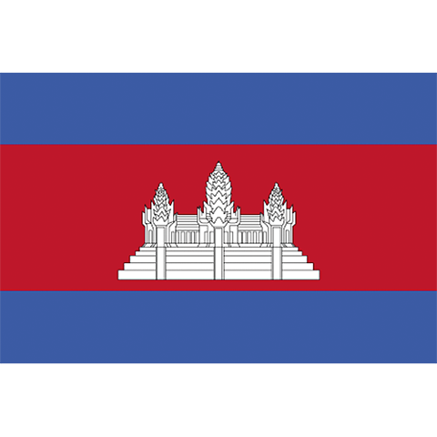 Nationsflagga Kambodja