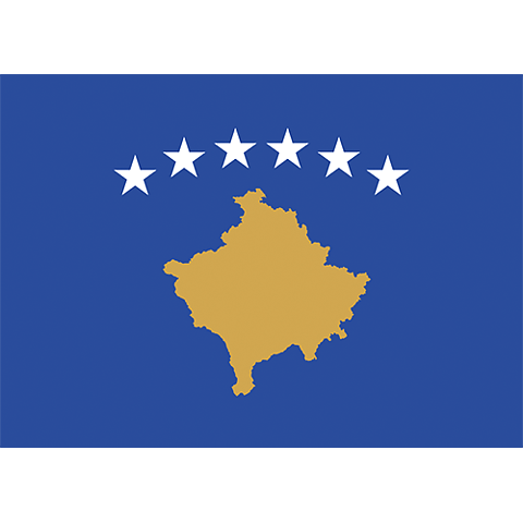 Nationsflagga Kosovo