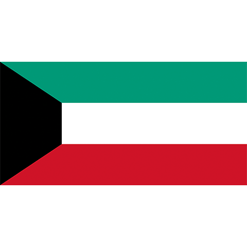 Nationsflagga Kuwait