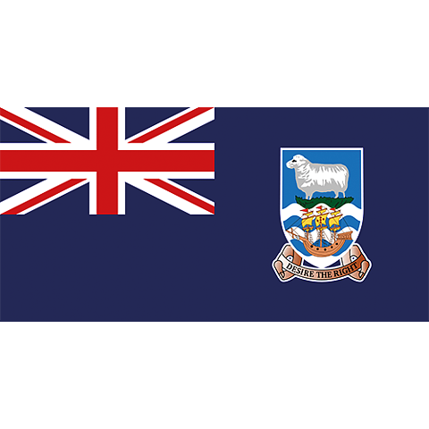 Nationsflagga Falklandsöarna