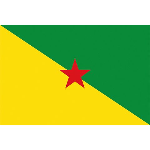 Nationsflagga Franska Guyana