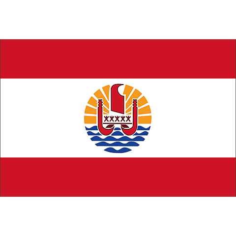 Nationsflagga Franska Polynesien