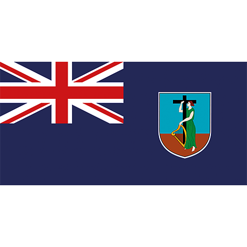 Nationsflagga Montserrat