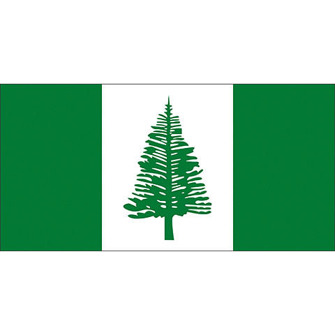 Nationsflagga Norfolkön