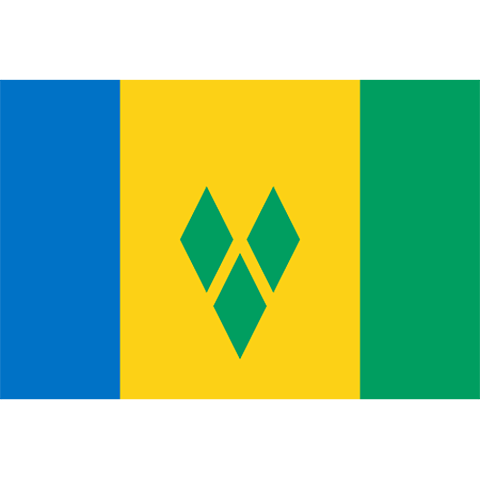 Nationsflagga Saint Vincent och Grenadinerna