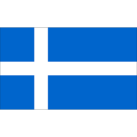Nationsflagga Shetlandsöarna