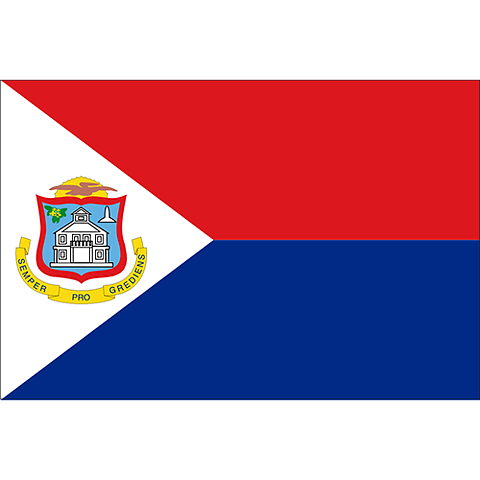 Nationsflagga Sint Maarten