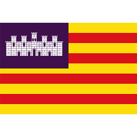 Flagga Balearerna