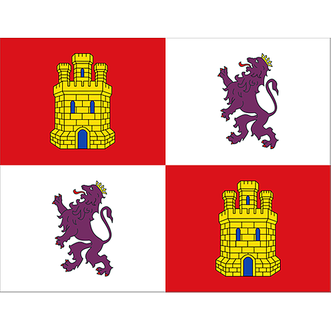 Flagga Kastilien och León