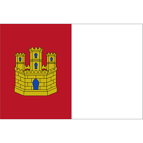 Flagga Kastilien-La Mancha