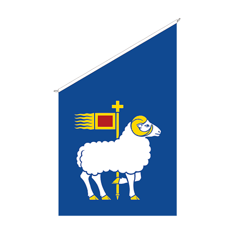 Fasadflagga Gotland- vapen