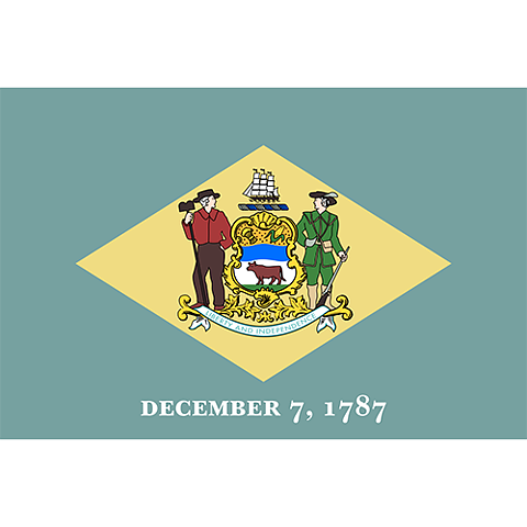 Flagga Delaware