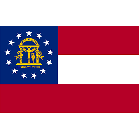 Flagga Georgia