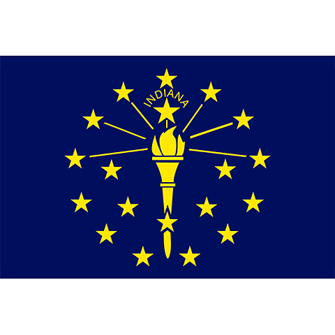 Flagga Indiana