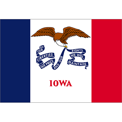 Flagga Iowa