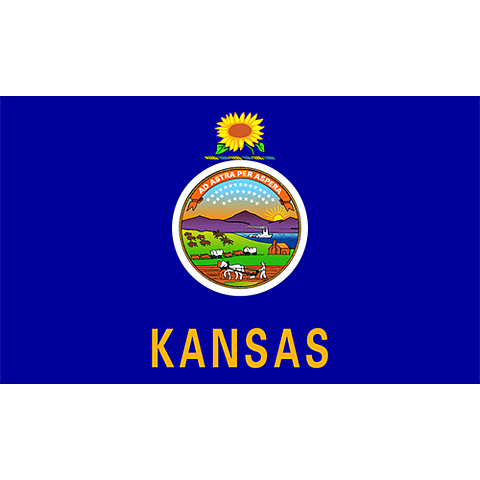 Flagga Kansas
