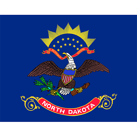 Flagga North Dakota