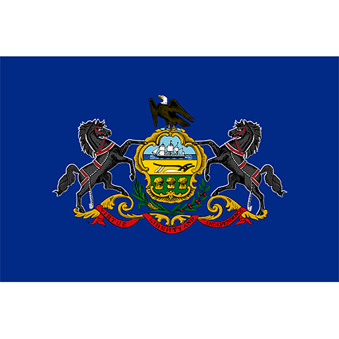 Flagga Pennsylvania