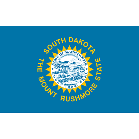 Flagga South Dakota