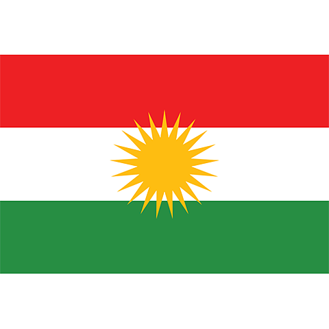 Flagga Kurdistan