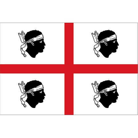 Flagga Sardinien