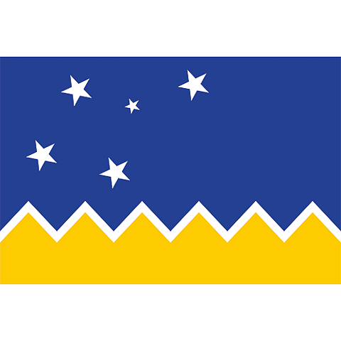 Flagga Chilenska Antarktis