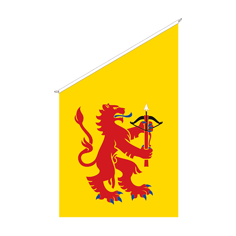 Fasadflagga Småland - vapen