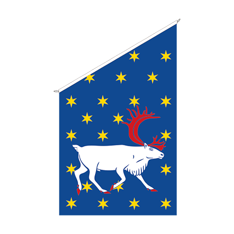 Fasadflagga Västerbotten - vapen