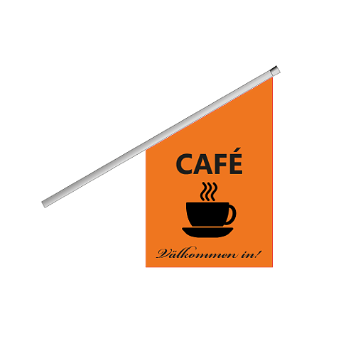 Kioskflagga Cafe nr 2