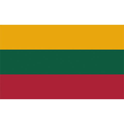 Nationsflagga Litauen