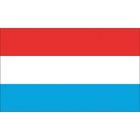 Nationsflagga Luxemburg