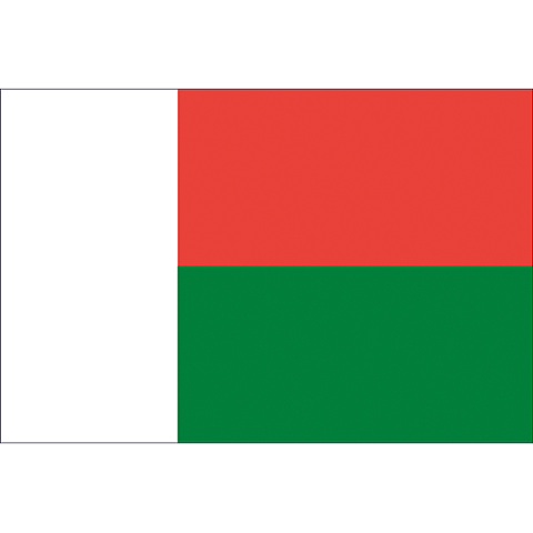 Nationsflagga Madagaskar