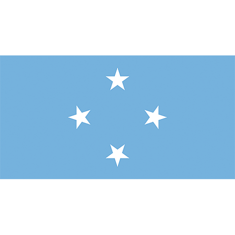 Nationsflagga Mikronesien