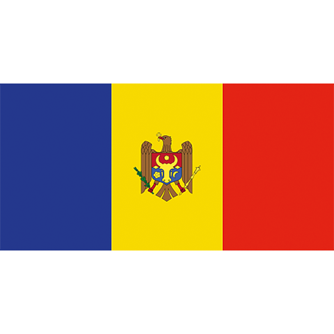 Nationsflagga Moldavien