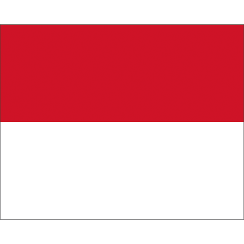 Nationsflagga Monaco