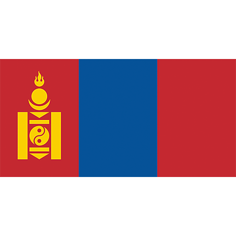 Nationsflagga Mongoliet