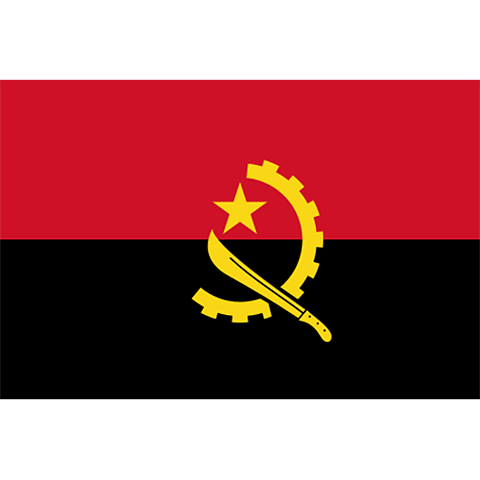 Nationsflagga Angola