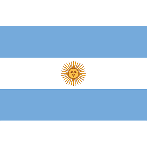 Nationsflagga Argentina