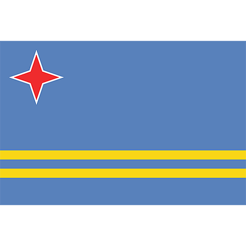 Nationsflagga Aruba