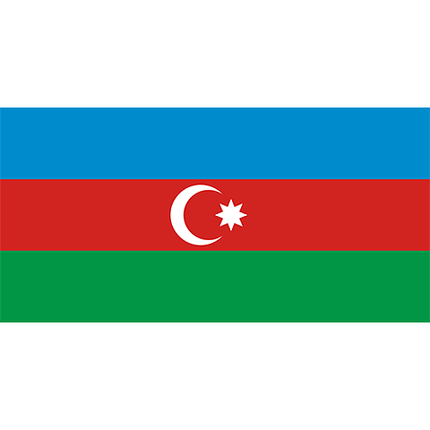 Nationsflagga Azerbajdzjan