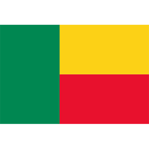 Nationsflagga Benin