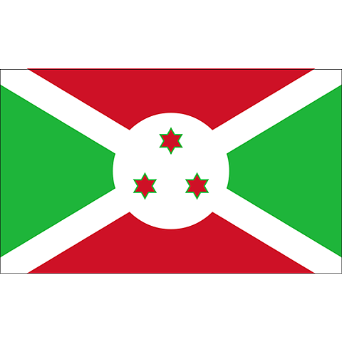 Nationsflagga Burundi