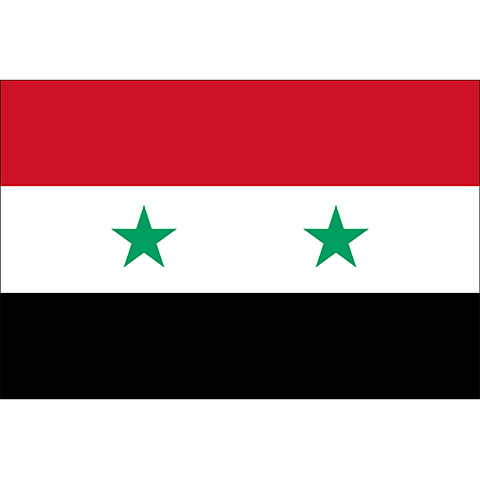 Nationsflagga  Syrien