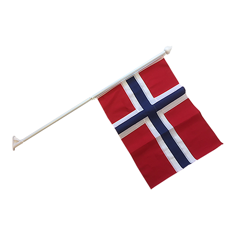 Fasadset Norge, flagga 70 cm