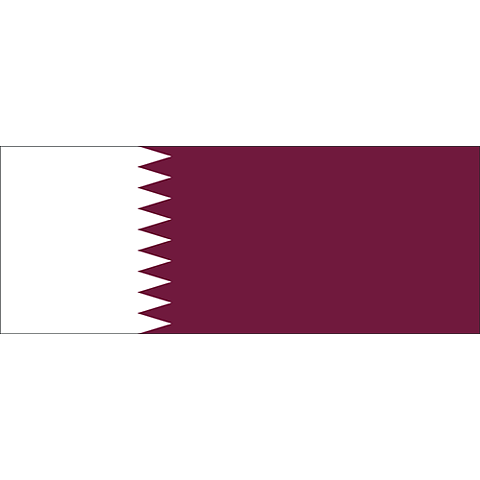 Nationsflagga Qatar