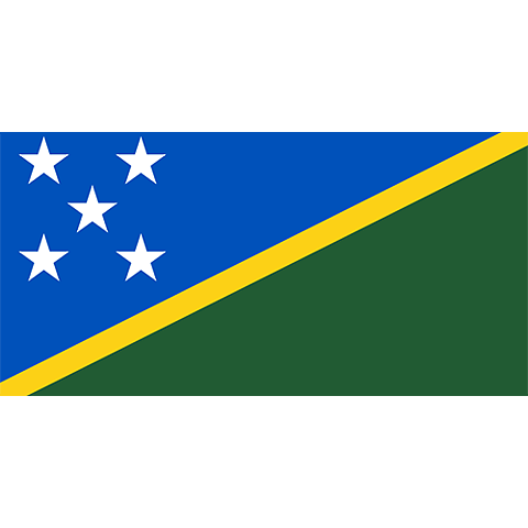 Nationsflagga Salomonöarna